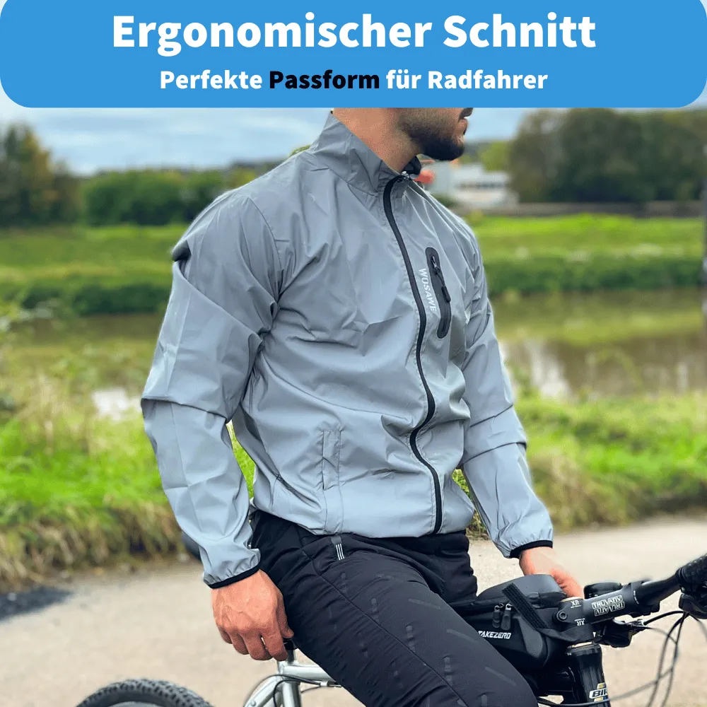 Haris - reflective & weatherproof men's cycling jacket