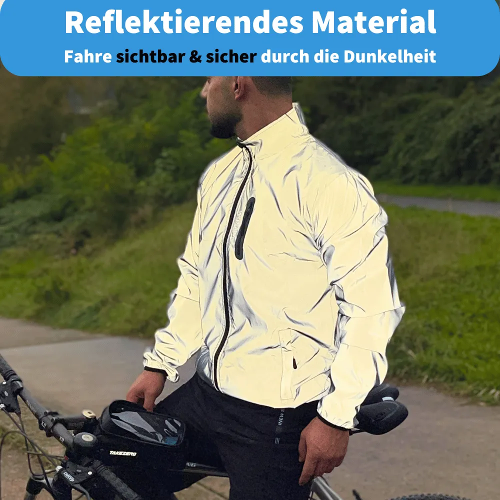 Haris - reflective & weatherproof men's cycling jacket