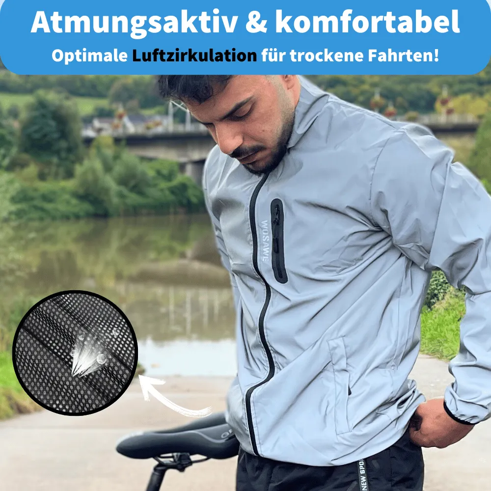 Haris - reflective & weatherproof men's cycling jacket