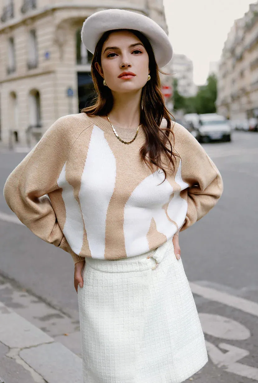 Harley Wool Sweater- Abstract