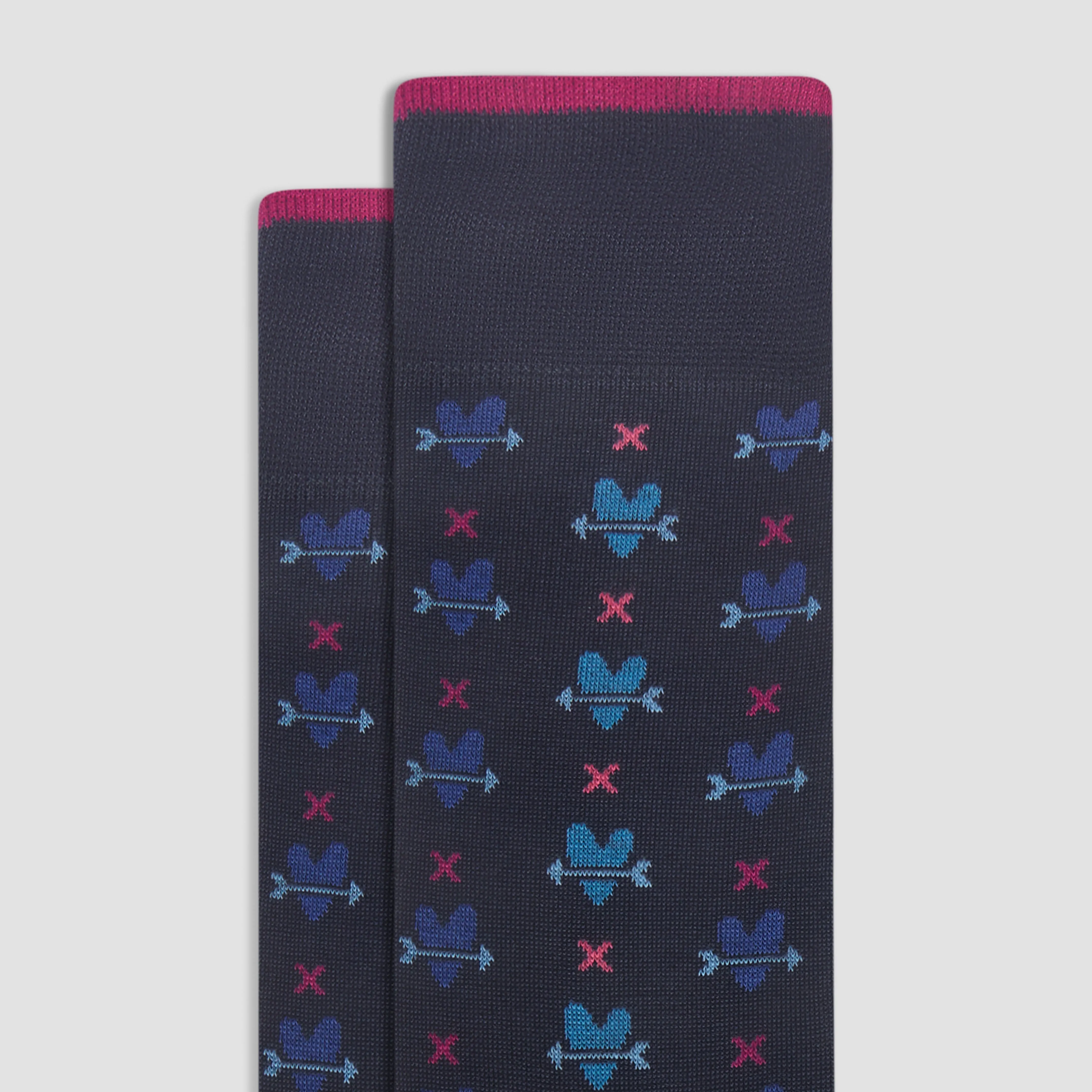 Heart & Arrow Mid-Calf Socks