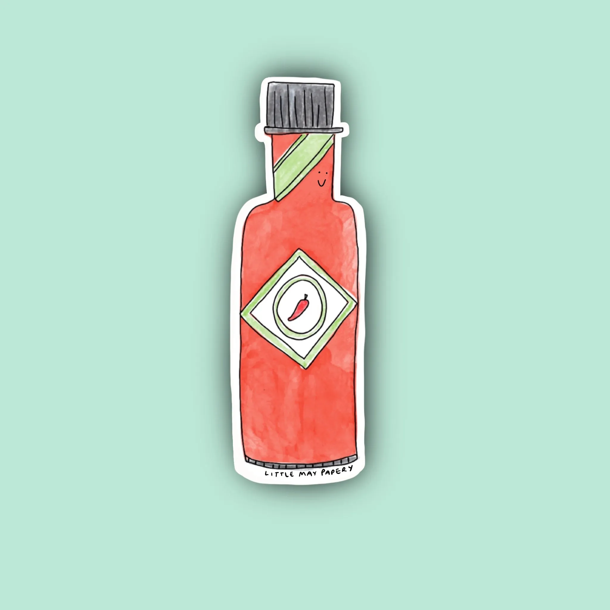 Hot Sauce Sticker