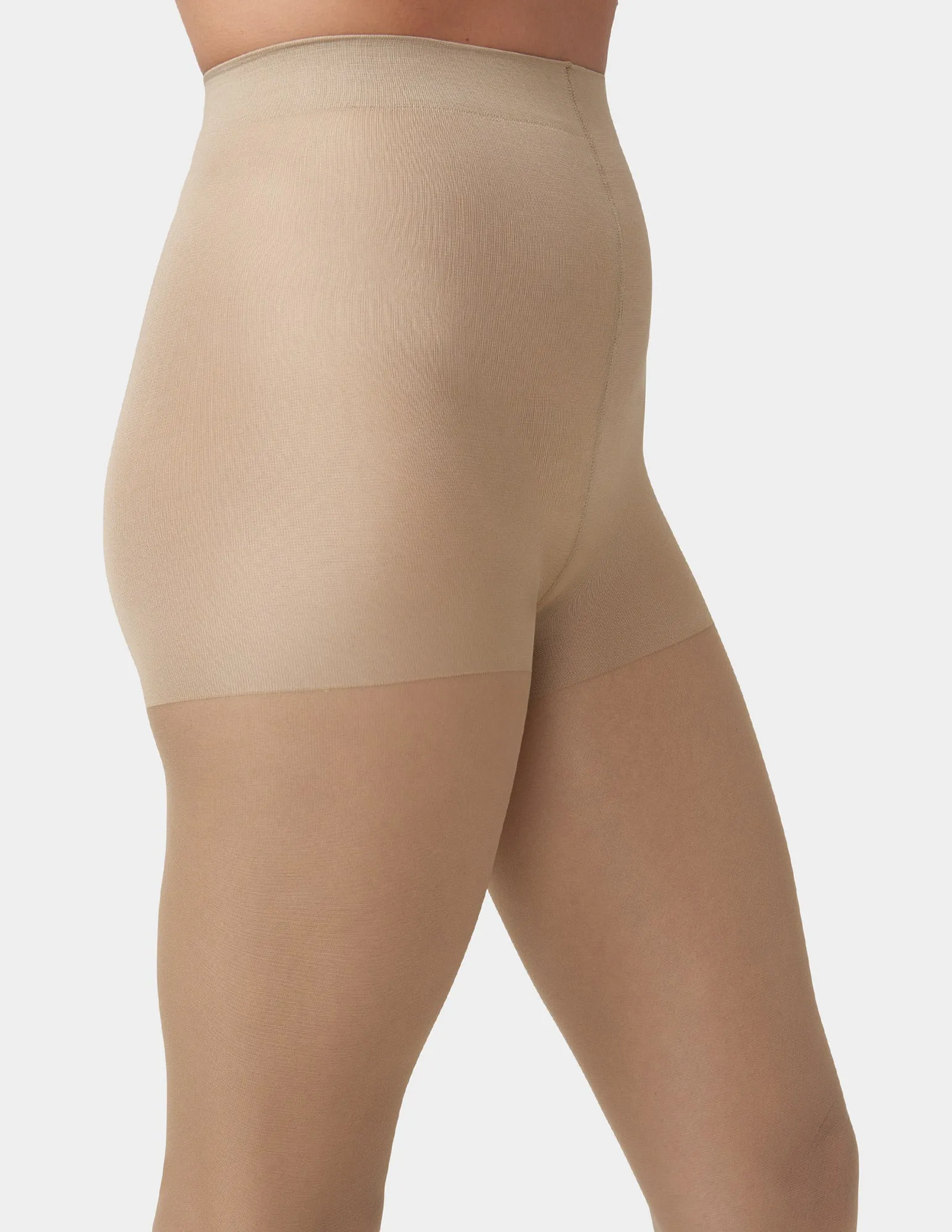HUE So Silky Sheer Control Top with Invisible Reinforced Toe
