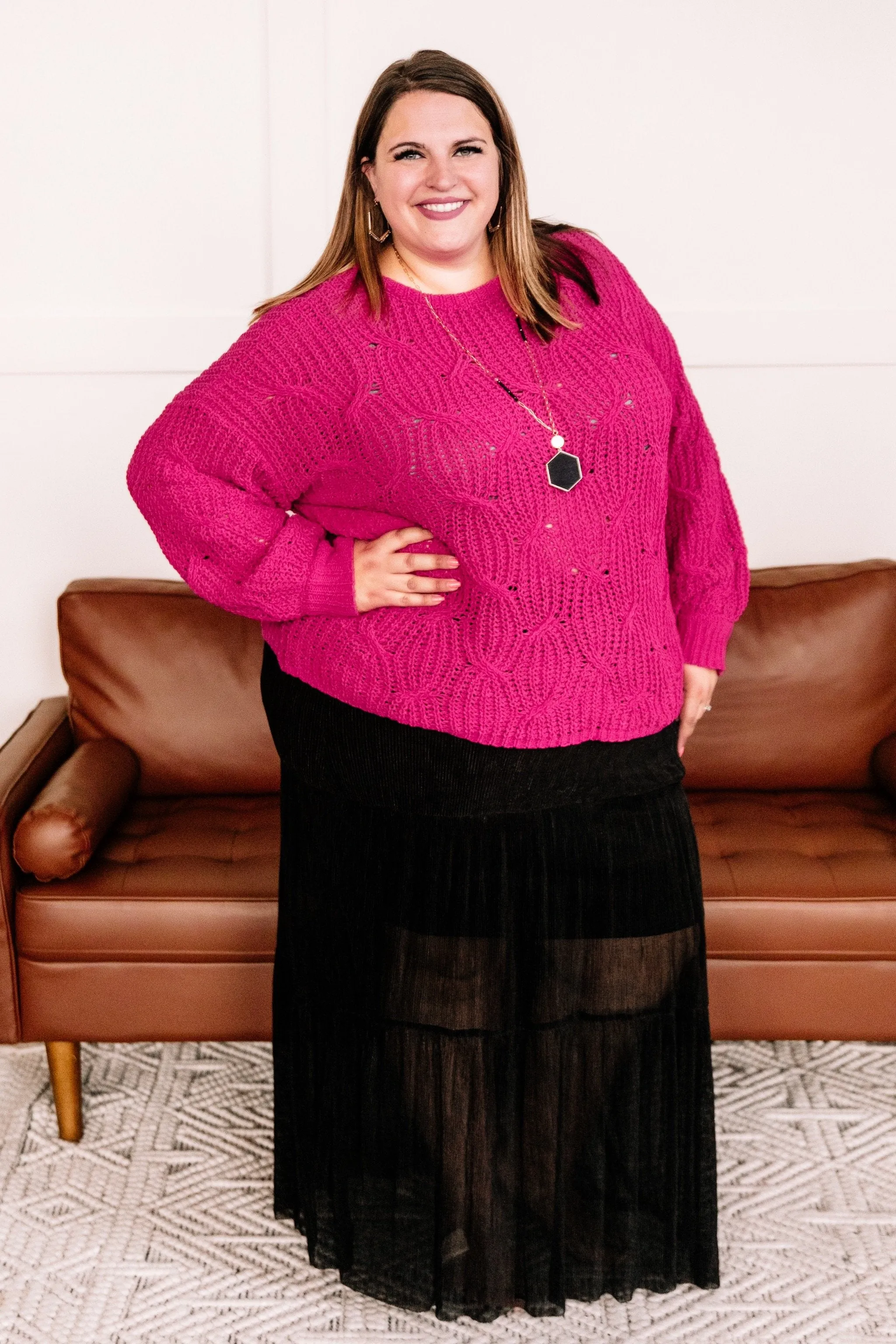 I Put A Spell On You Pleated Maxi Skirt