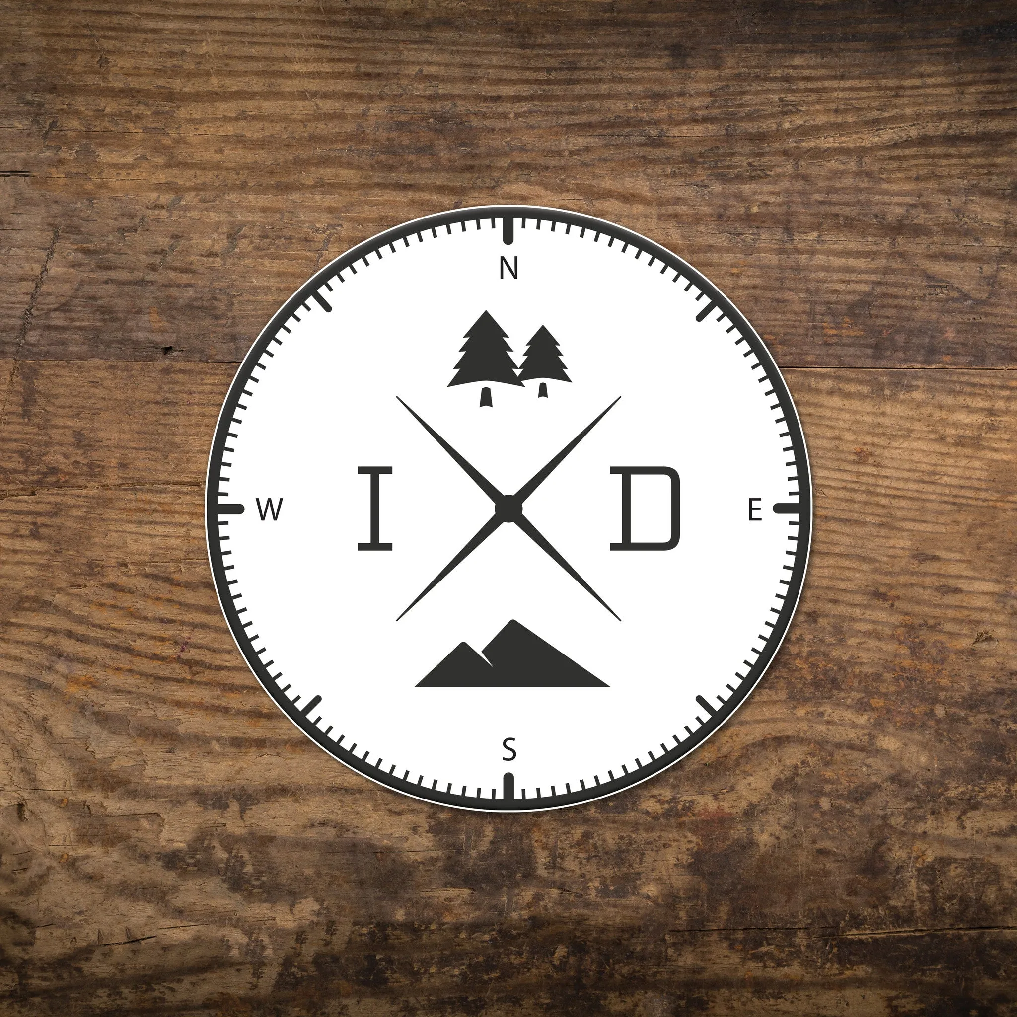ID Compass Sticker