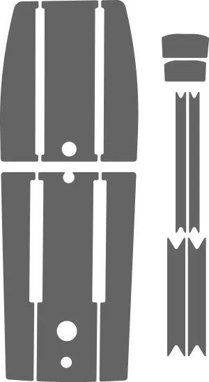J/92S EVA Foam Non-Skid Kit (Brushed)