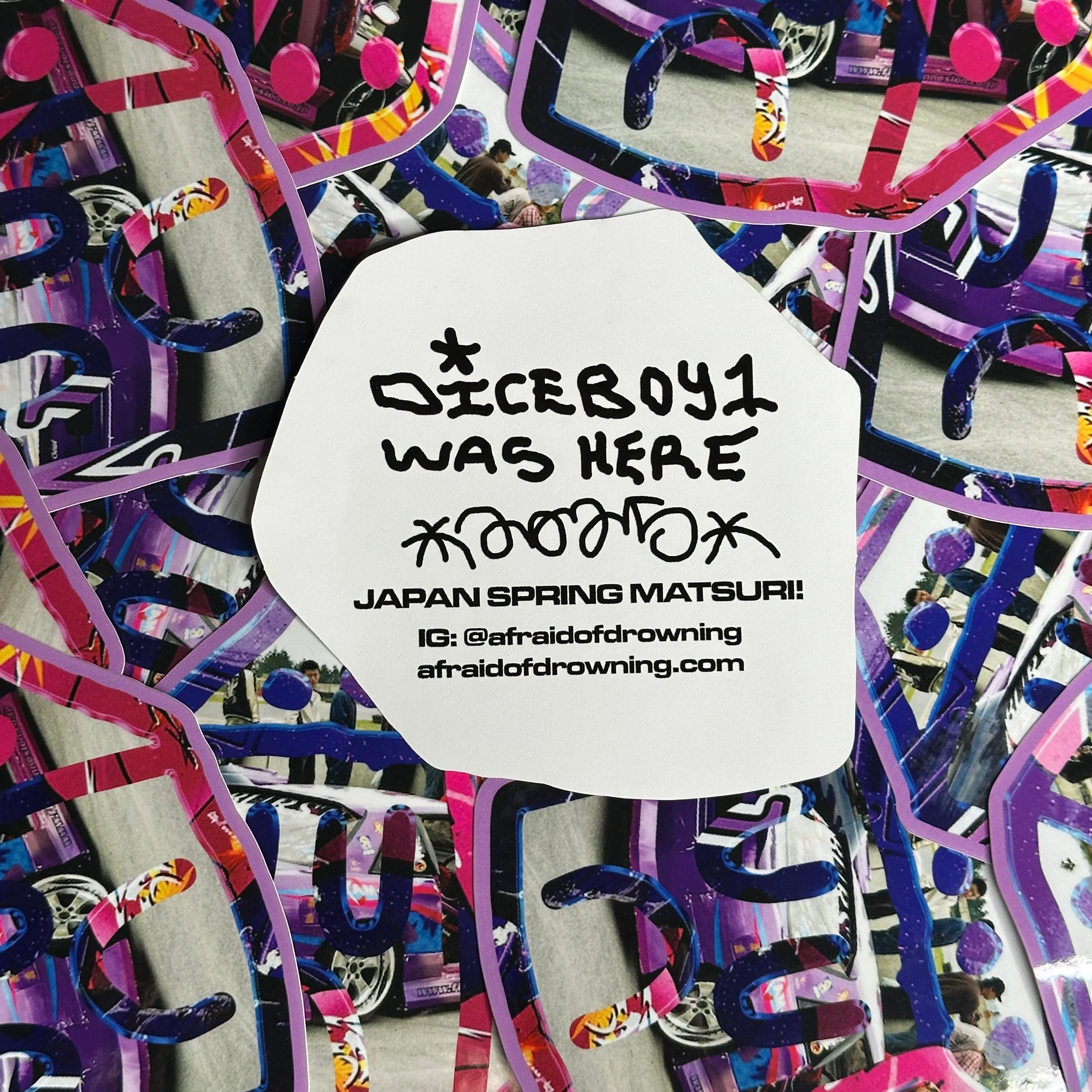 JAPAN 2025 DICE BOY STICKER