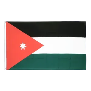 JORDANIAN FLAG 25 CM X 45 CM