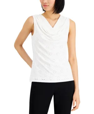 Kasper Women's Sleeveless Cowl-Neck Top 10838676