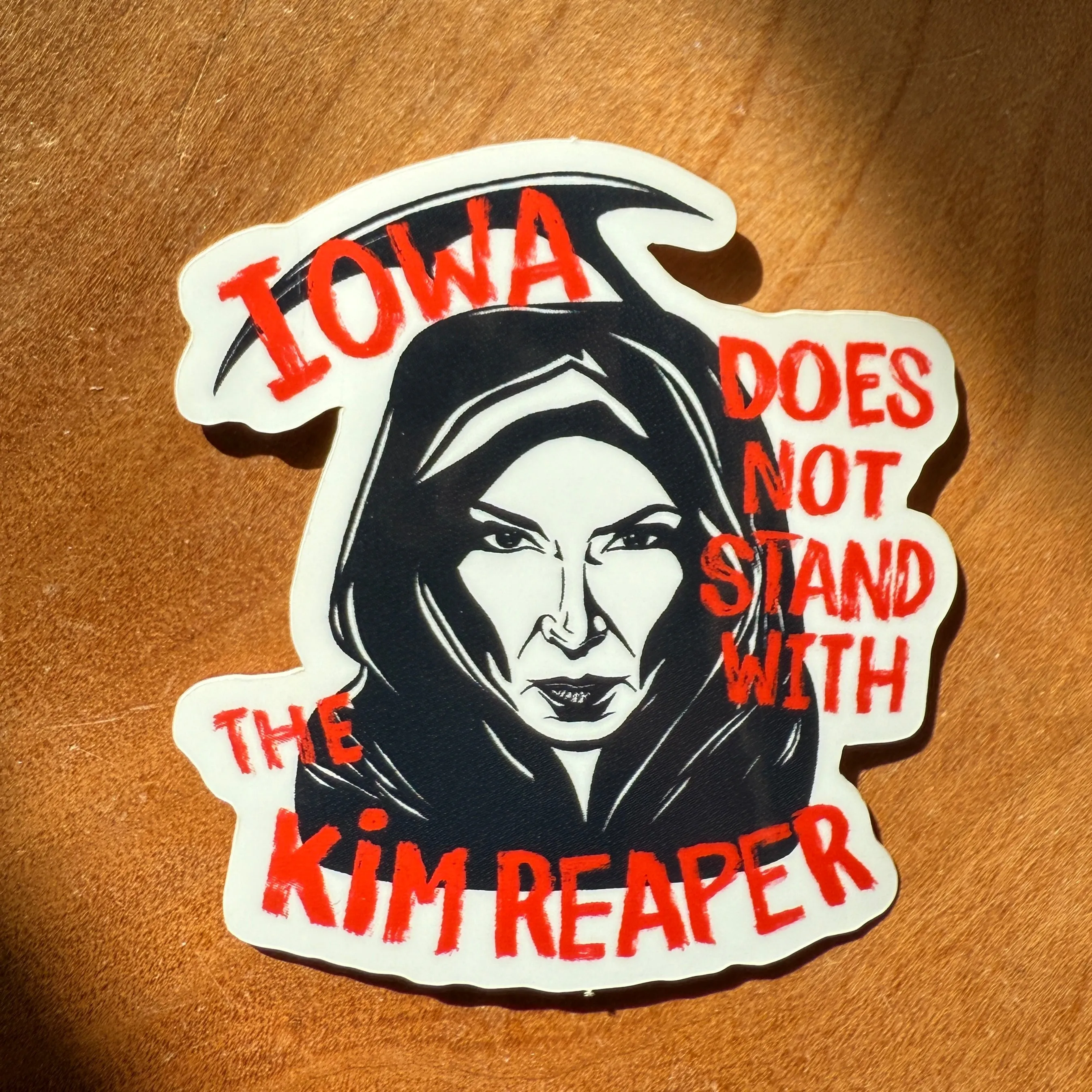Kim Reaper Sticker