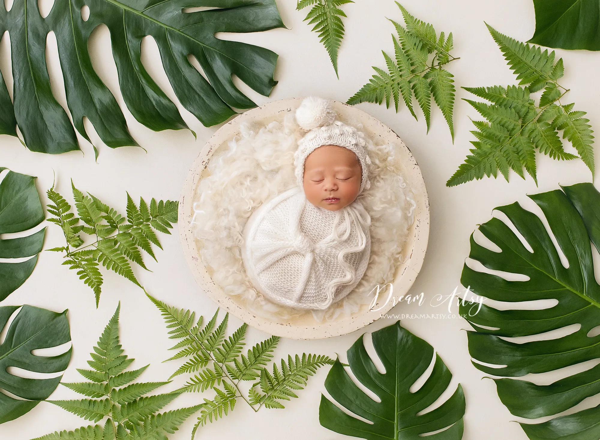 Knitted Baby newborn  wrap, White, grey, long, made to order