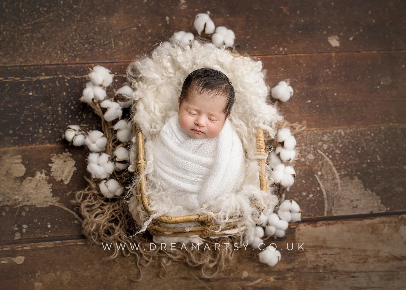 Knitted Baby newborn  wrap, White, grey, long, made to order