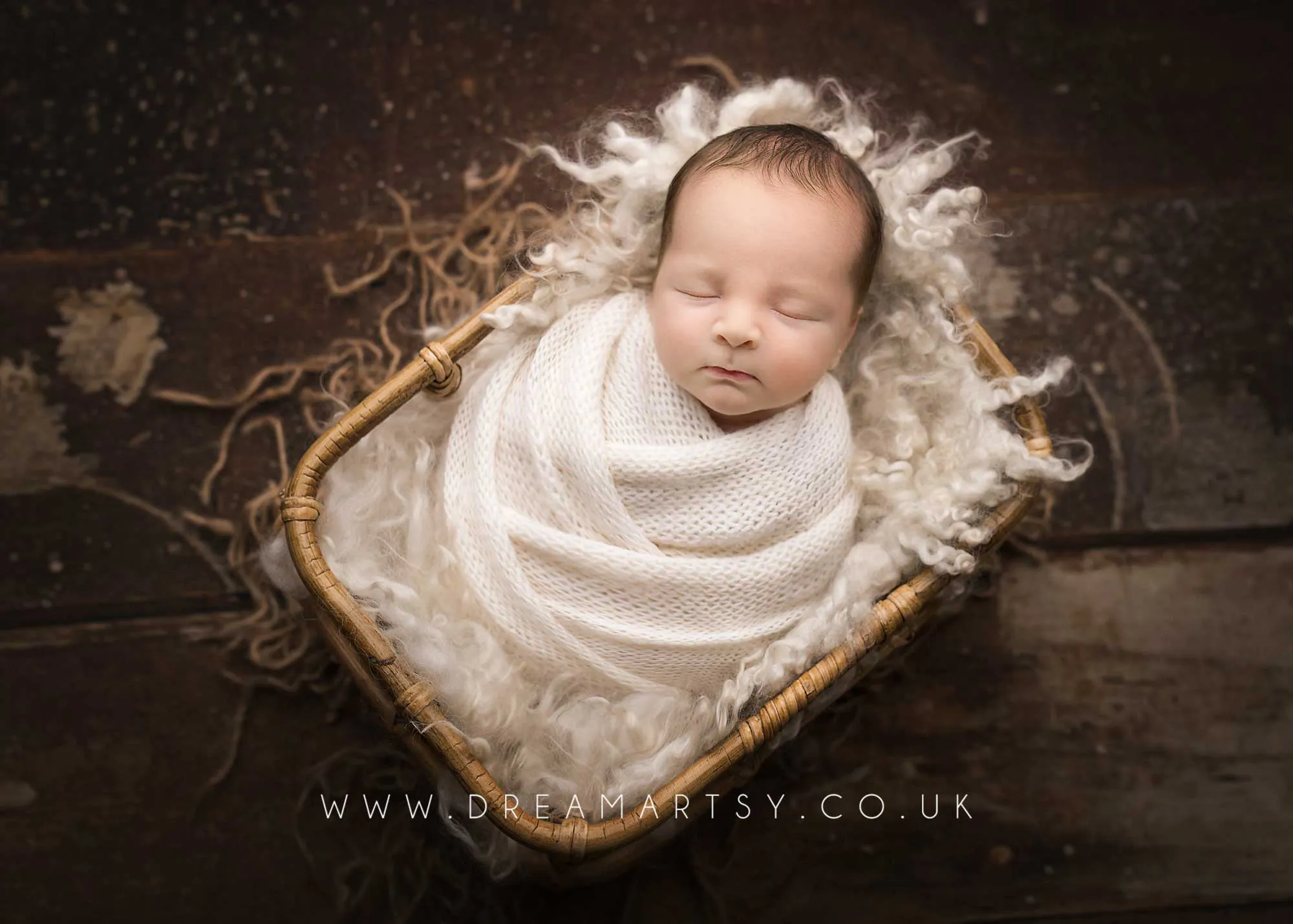 Knitted Baby newborn  wrap, White, grey, long, made to order