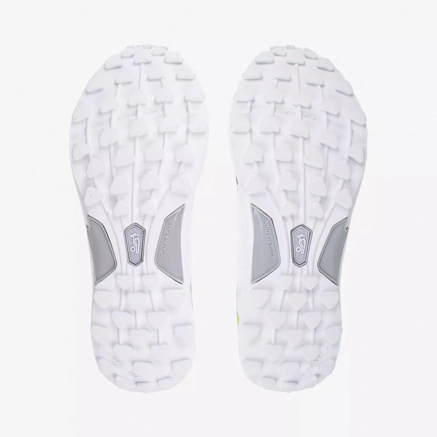 Kookaburra KC 3.0 Rubber Cricket Shoes White/Lime