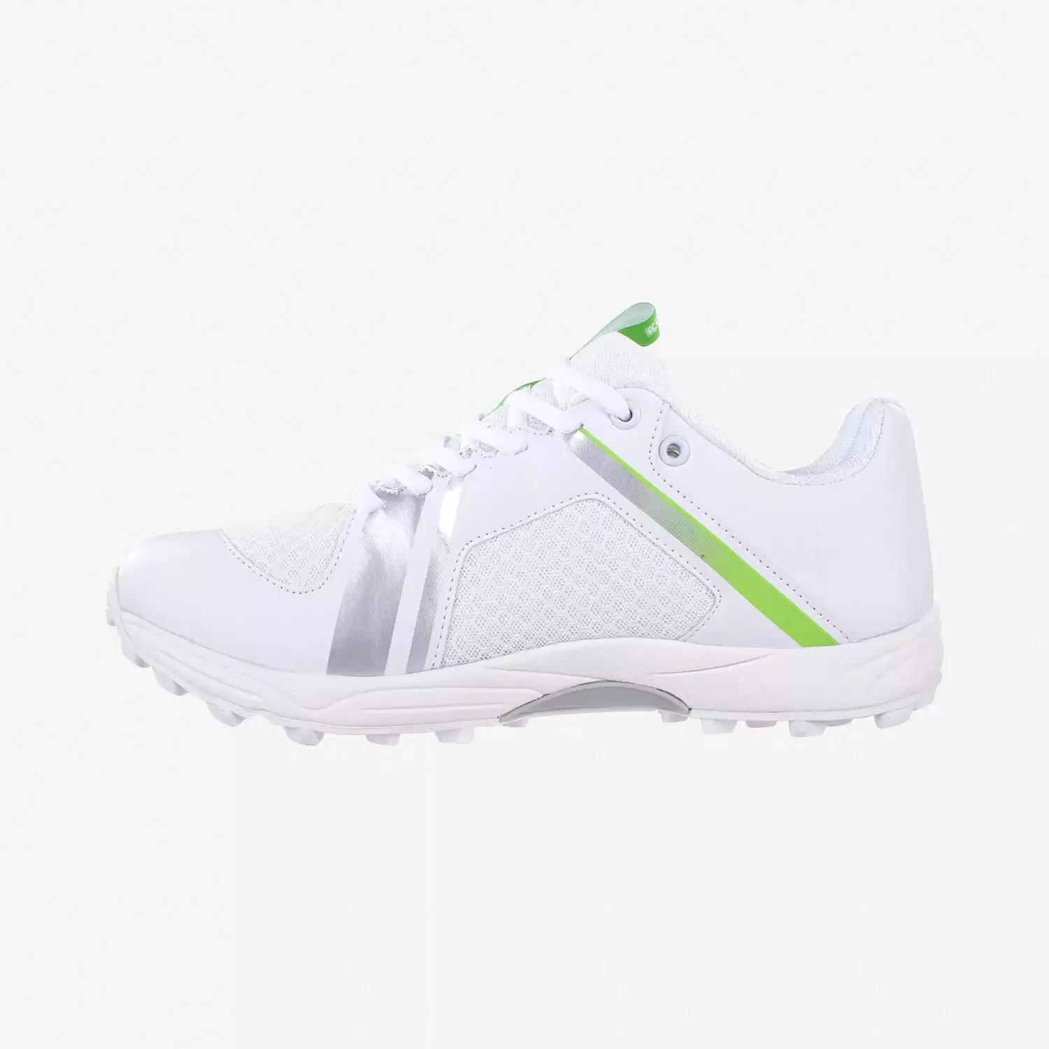 Kookaburra KC 3.0 Rubber Cricket Shoes White/Lime