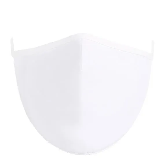 Kutehealth Washable Mouth Cover with 3Pcs 5 Layers Filters- WHITE