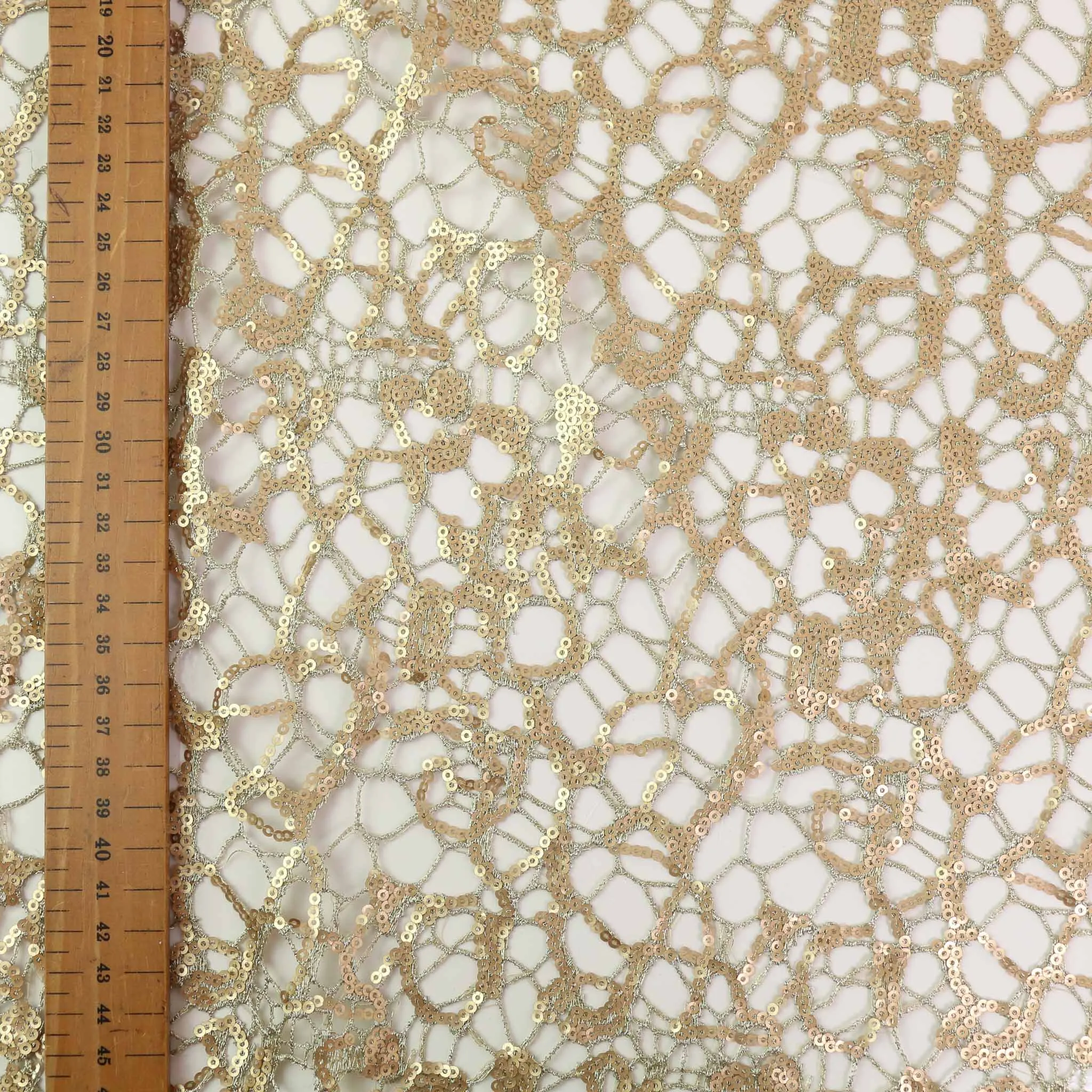 Lace Fabric - Gold