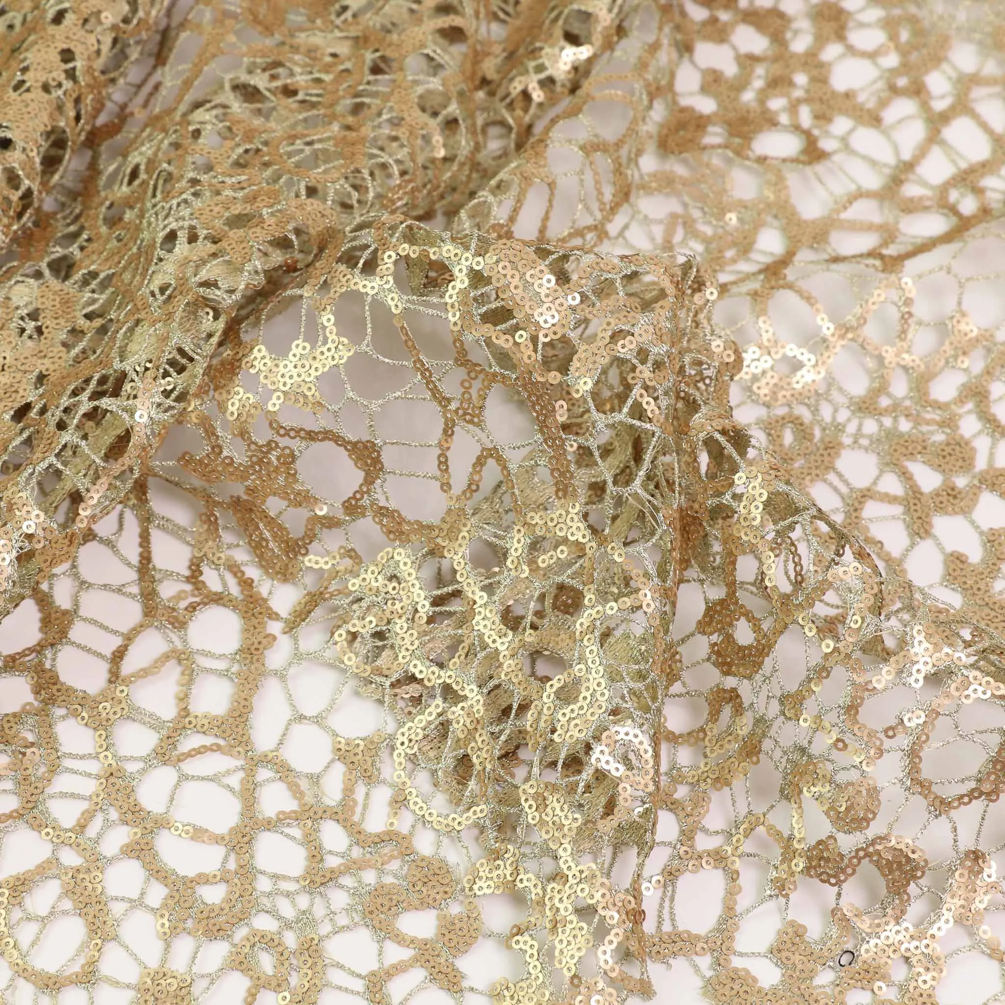 Lace Fabric - Gold