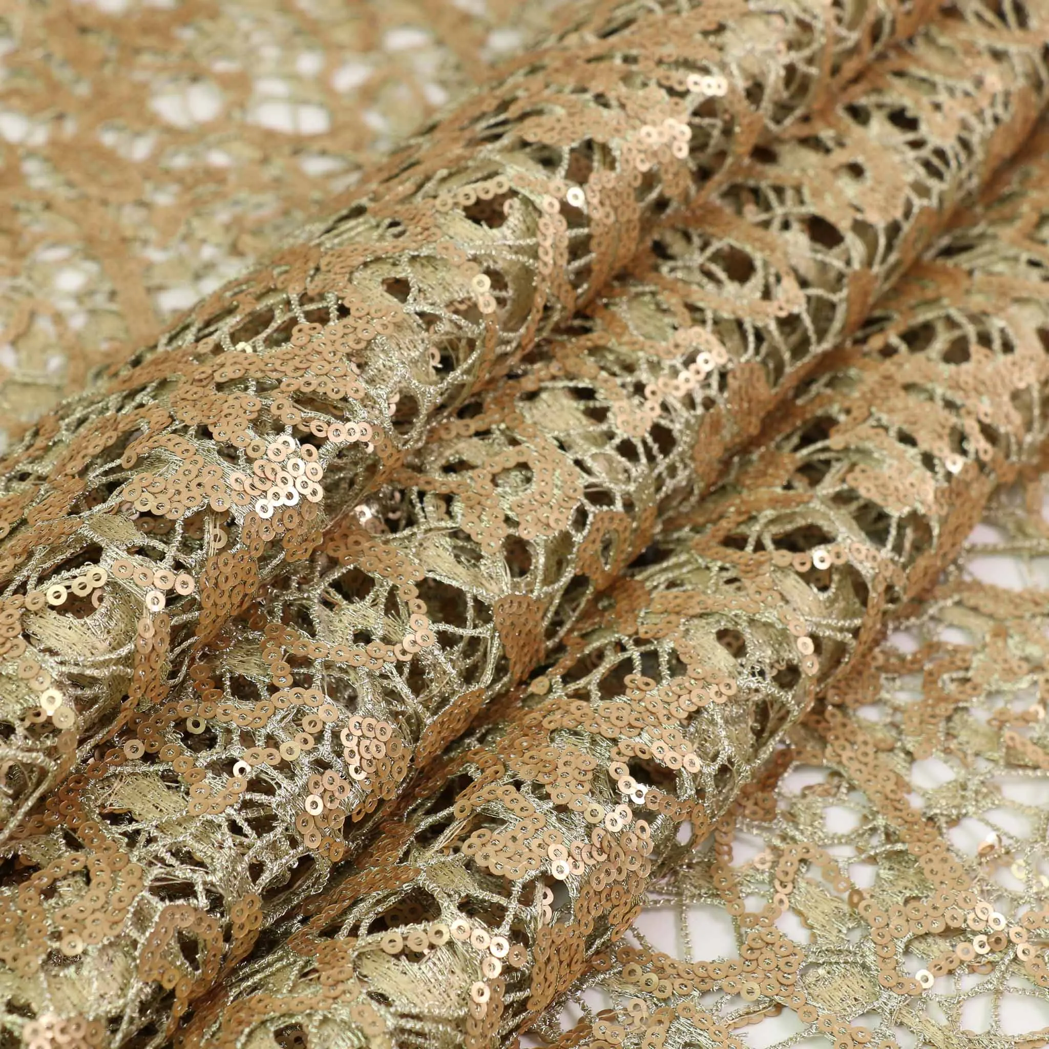 Lace Fabric - Gold