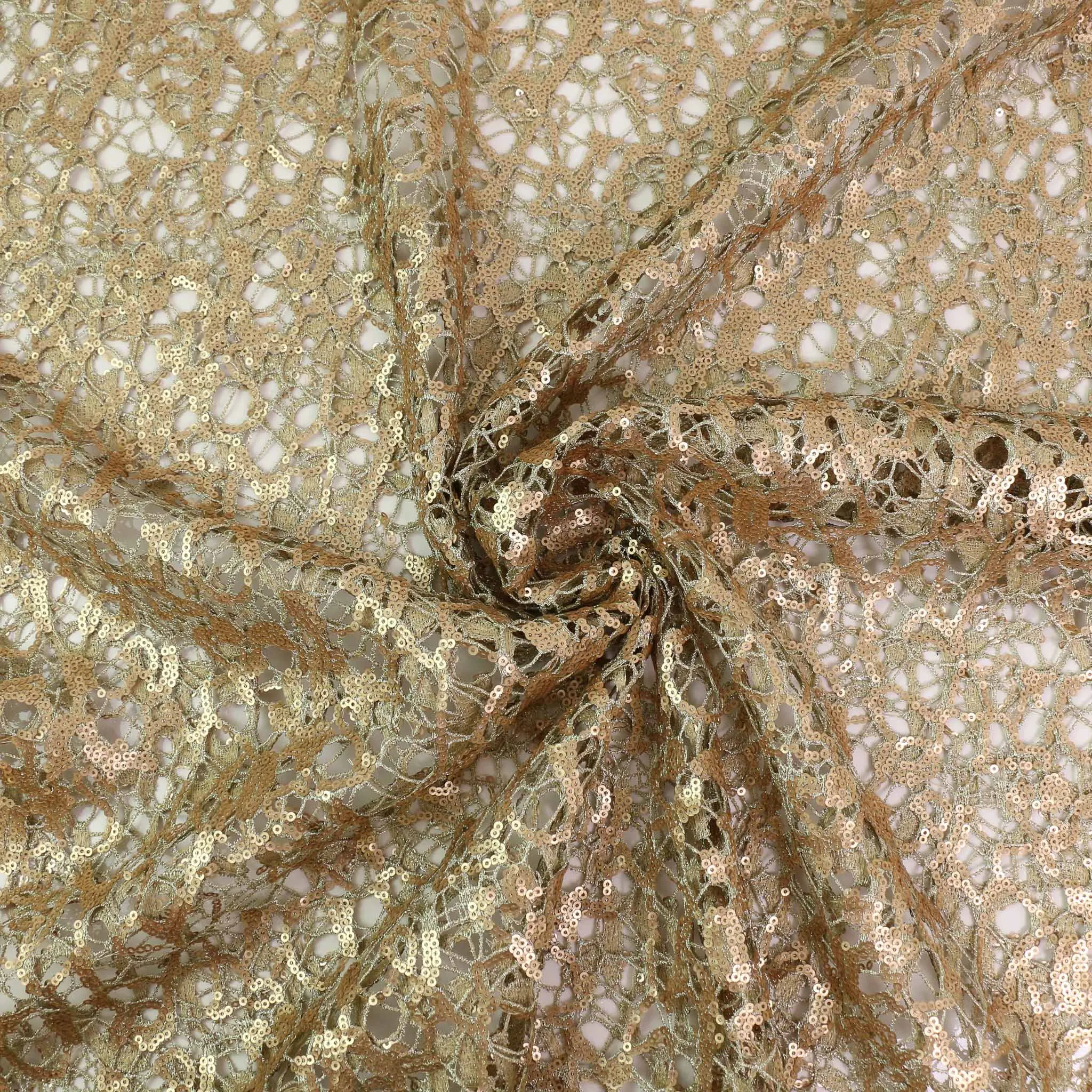 Lace Fabric - Gold