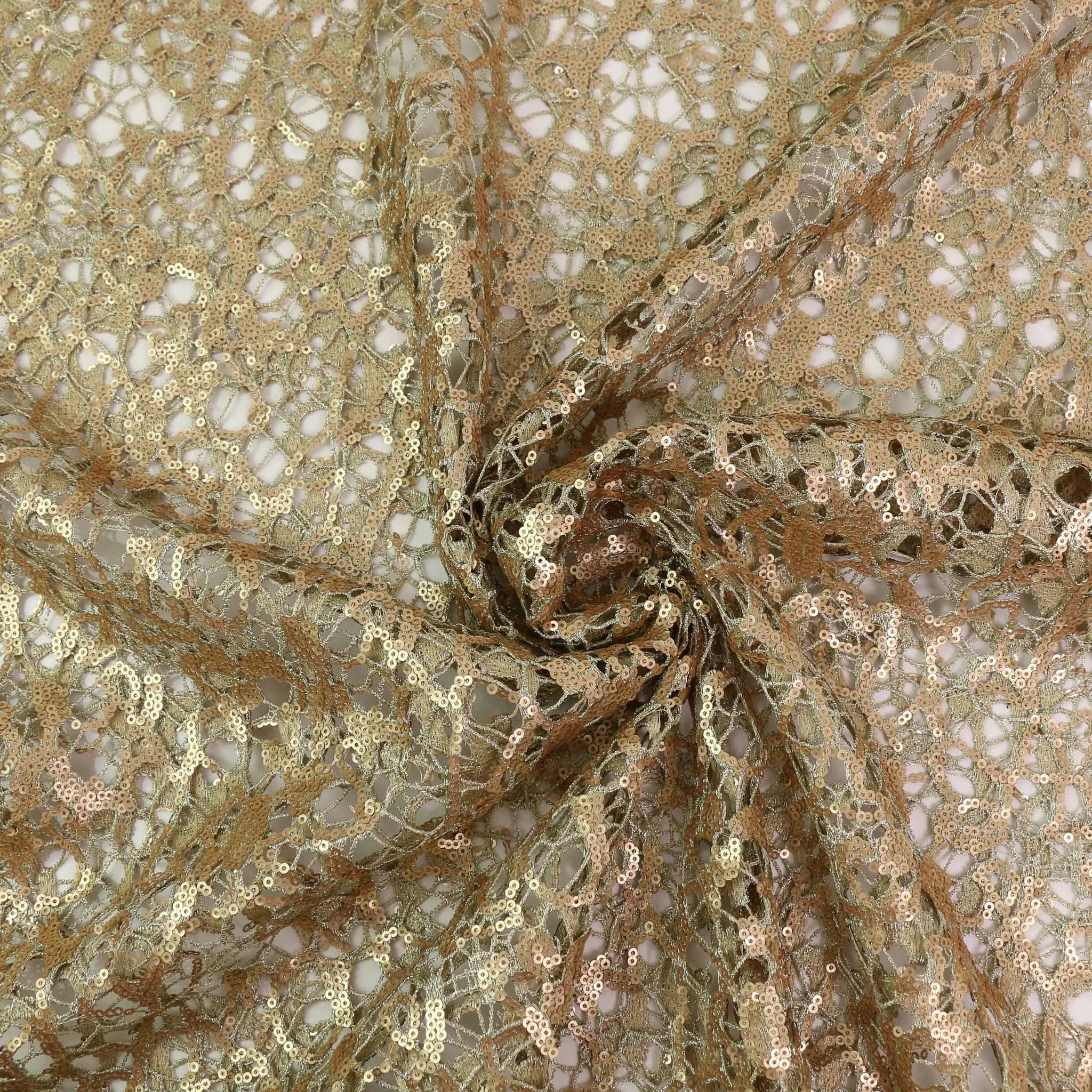 Lace Fabric - Gold