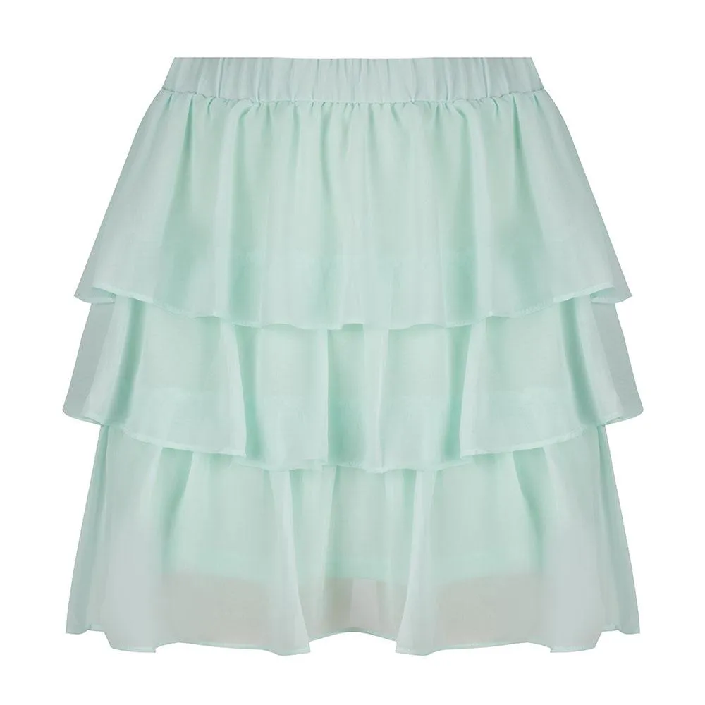 Layer by layer skirt mint