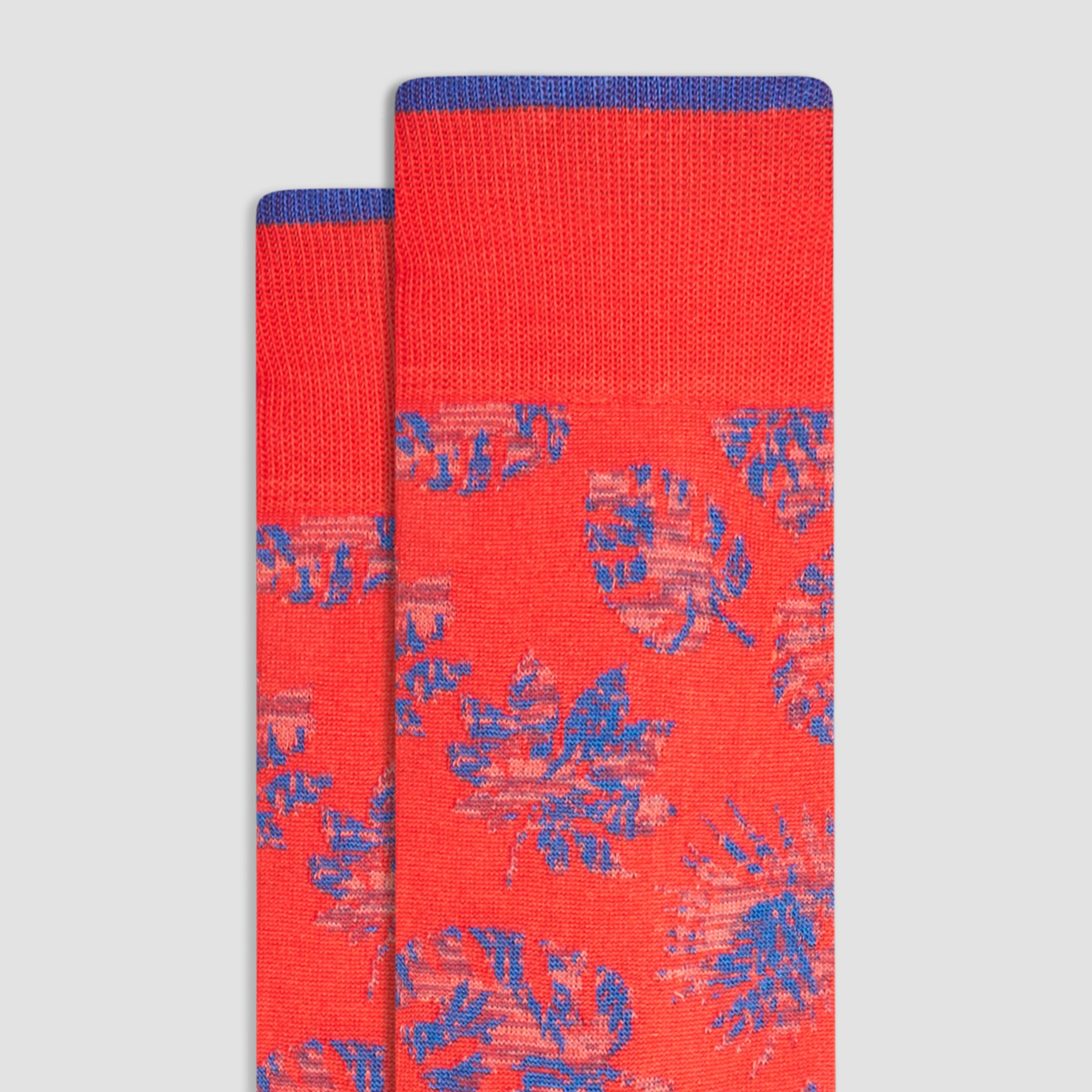 Leaves Mid-Calf Socks