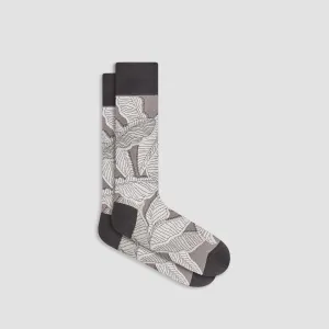Leaves Mid-Calf Socks