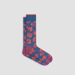 Leaves Mid-Calf Socks