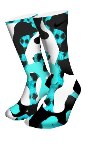 Leopard Camo Custom Elite Socks