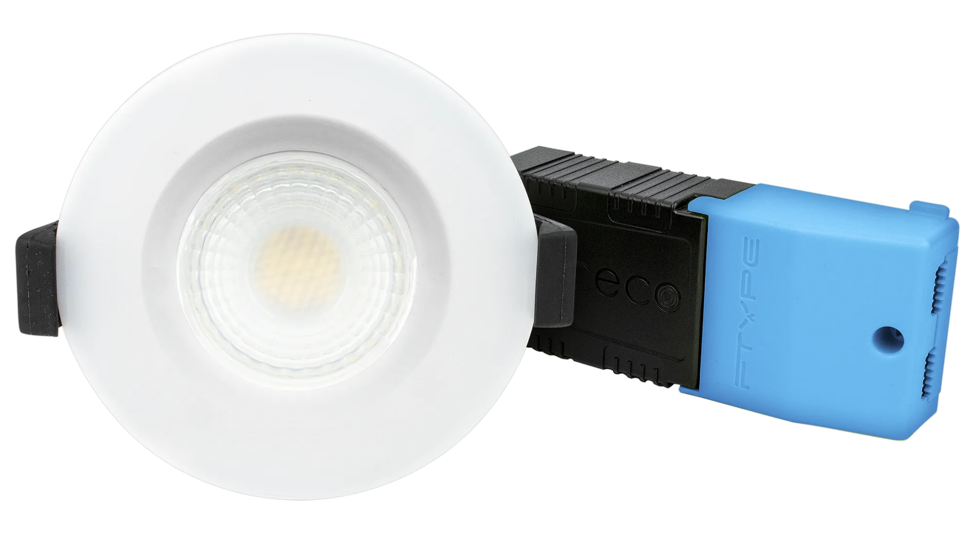 Luceco Smart EFCB60WSMT FType Compact Regressed 6W CCT & RGB IP65 Downlight