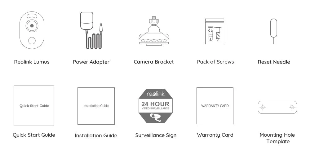 Lumus 1080p spotlight wifi camera Full HD outdoor color night vision PIR motion detection 2-way audio IP65 Weatherproof