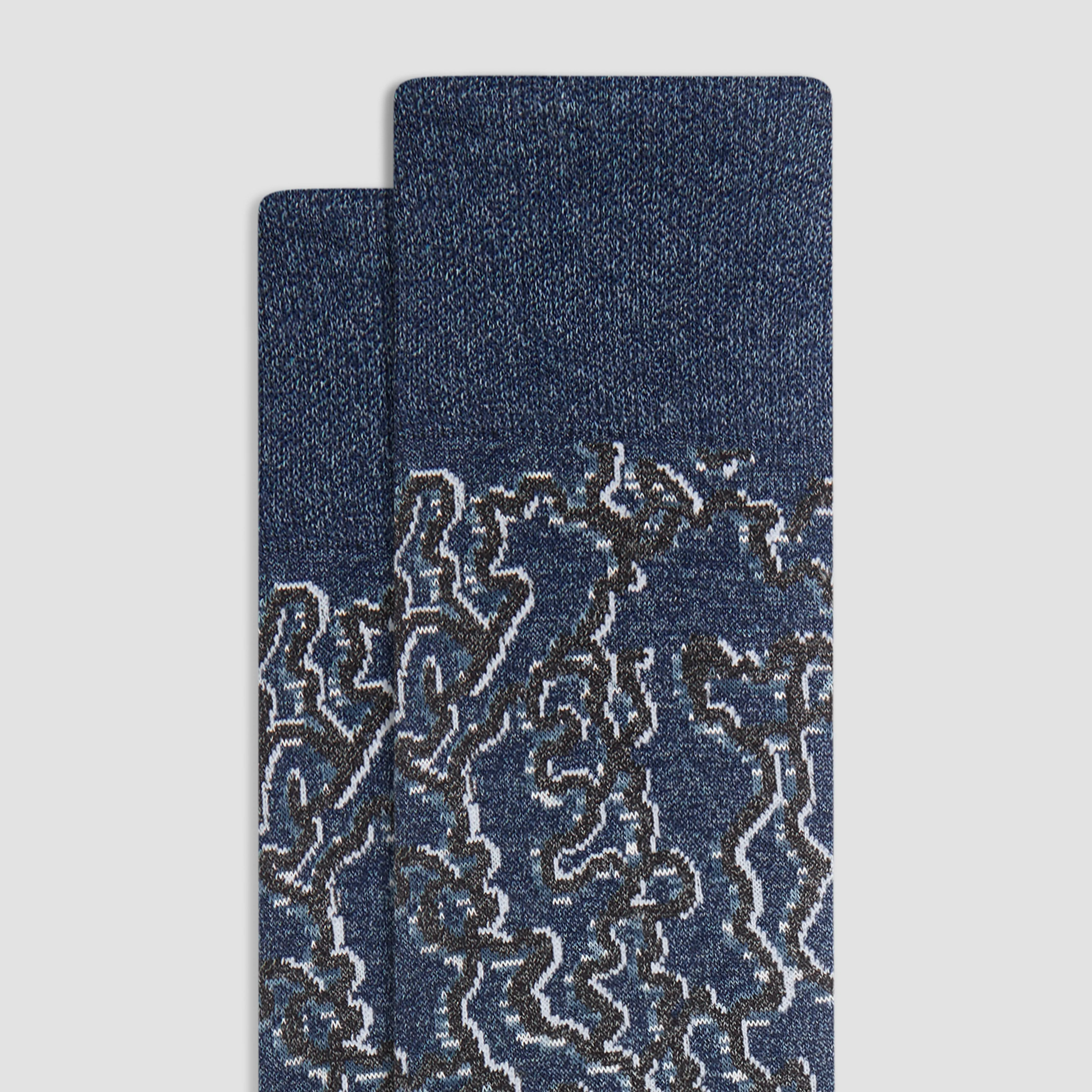 Marbled Mid-Calf Socks