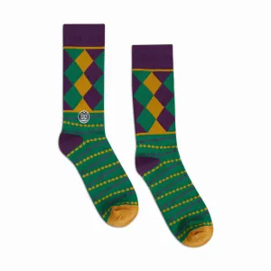 Mardi Gras Socks Socks