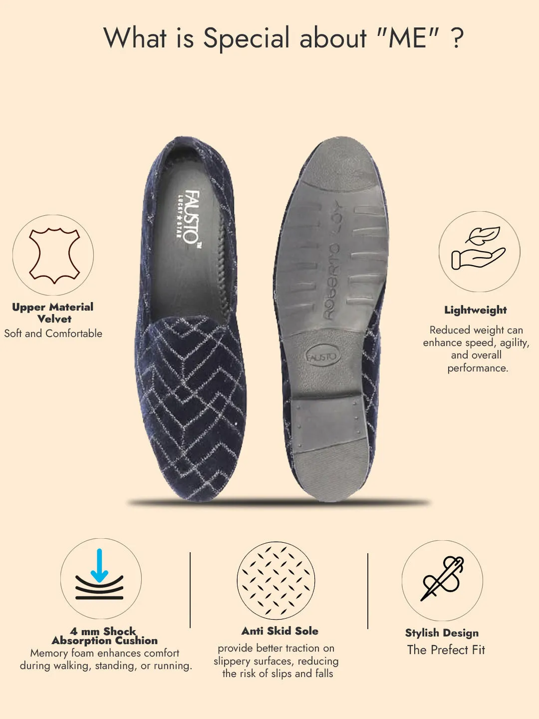Men Blue Embellish Design Ethnic Wedding Party Pom Slip on Shoes