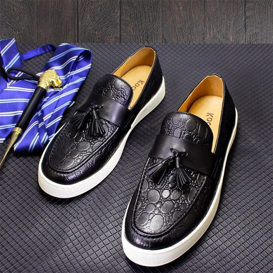 Men's Flat Casual Leather Shoes