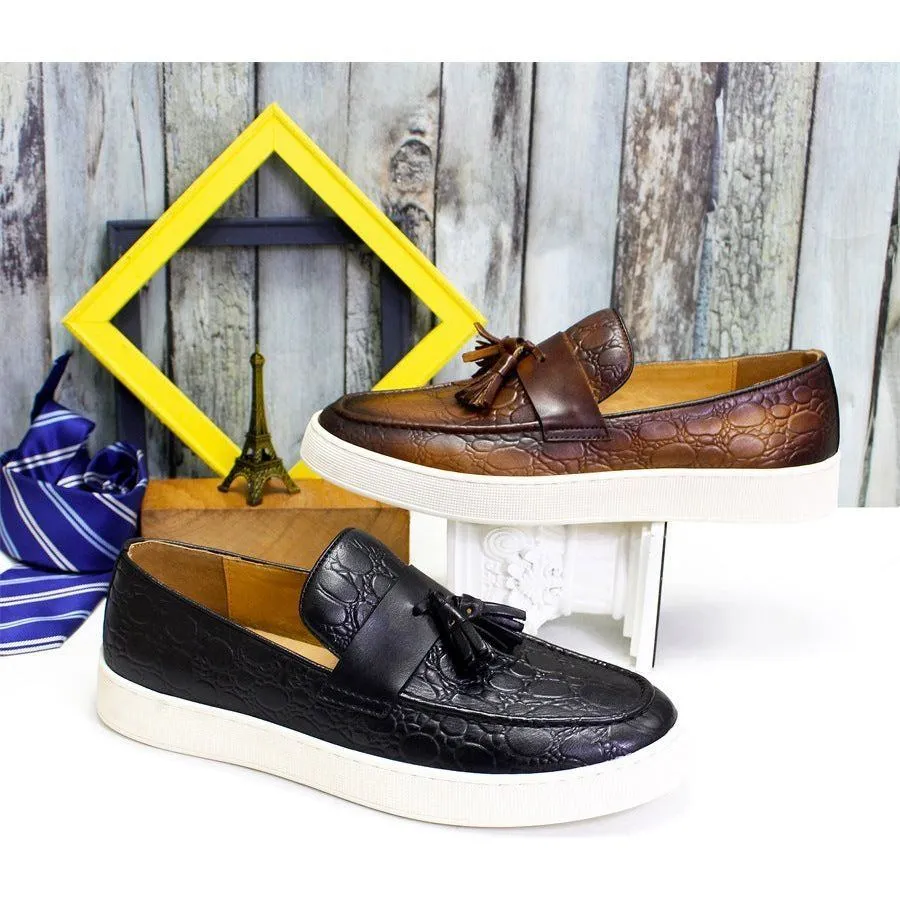 Men's Flat Casual Leather Shoes