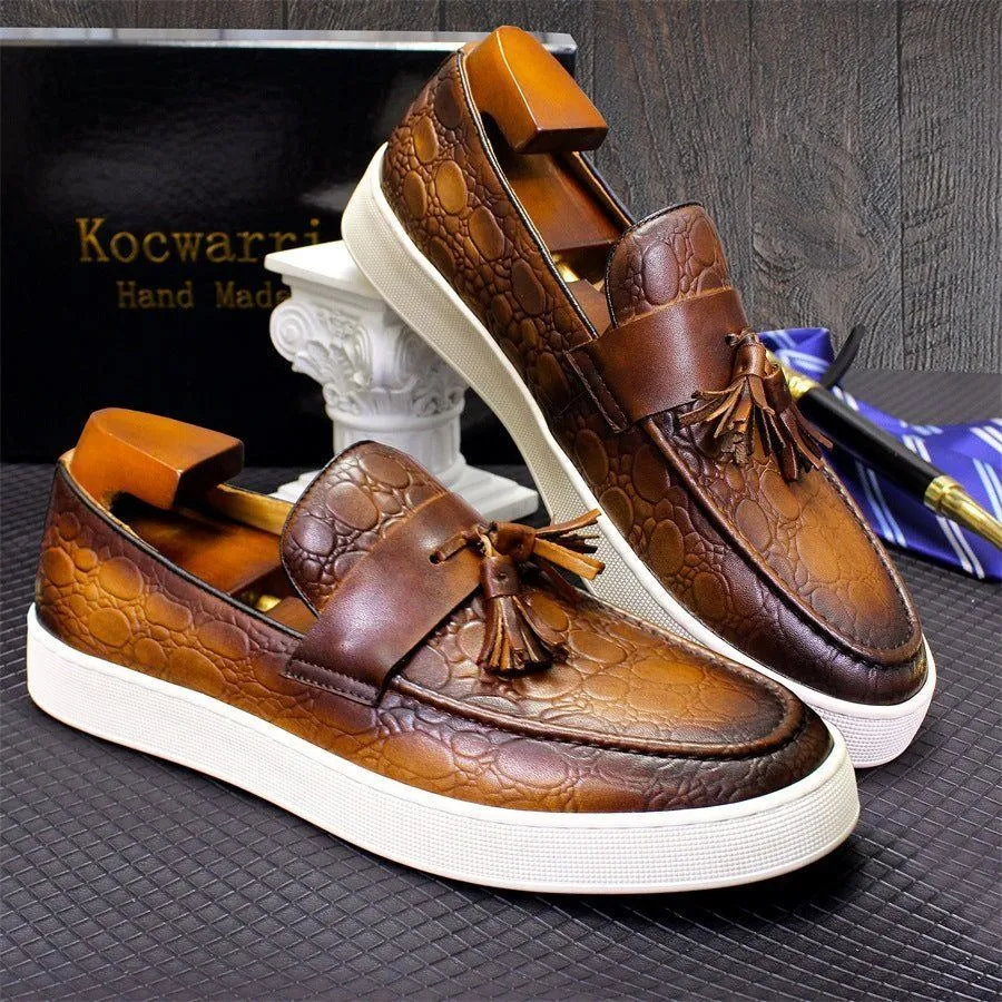 Men's Flat Casual Leather Shoes