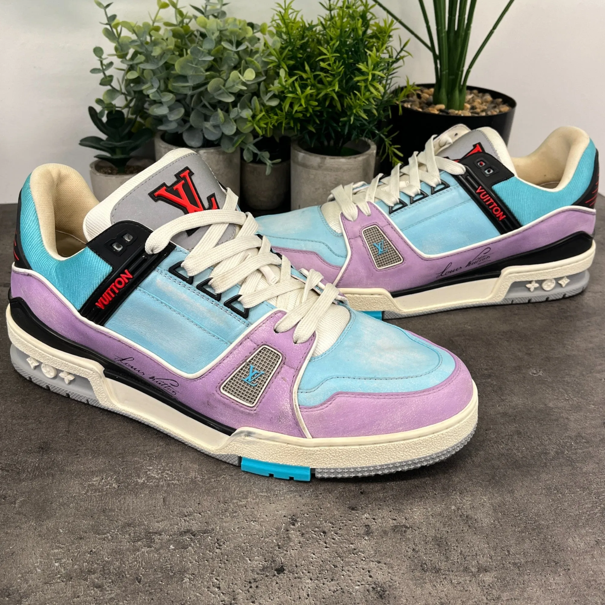 Men's Lv Low Trainers Multi-Coloured Size EU 43 / UK 9