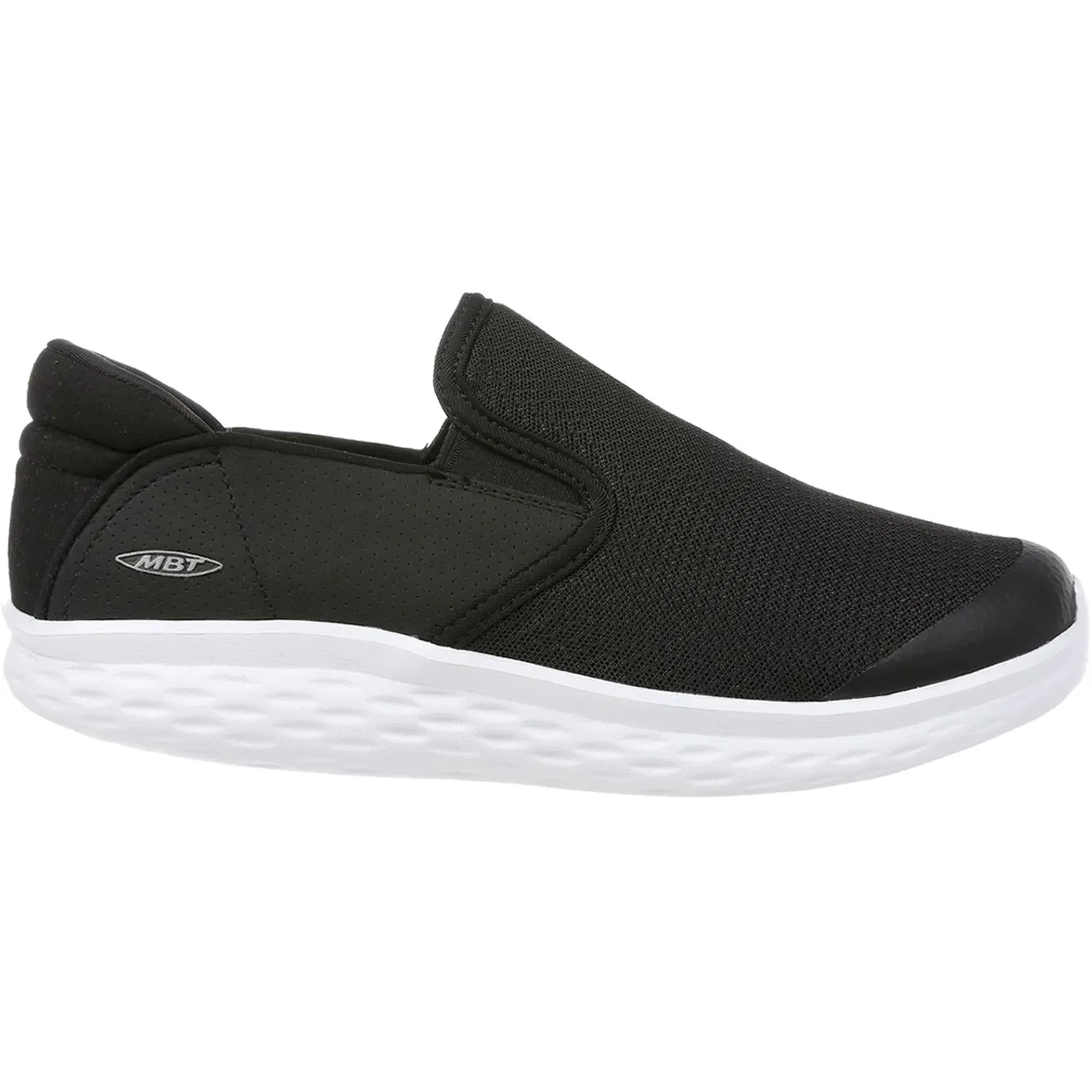 Men's MBT Modena Slip-On Black/White Mesh
