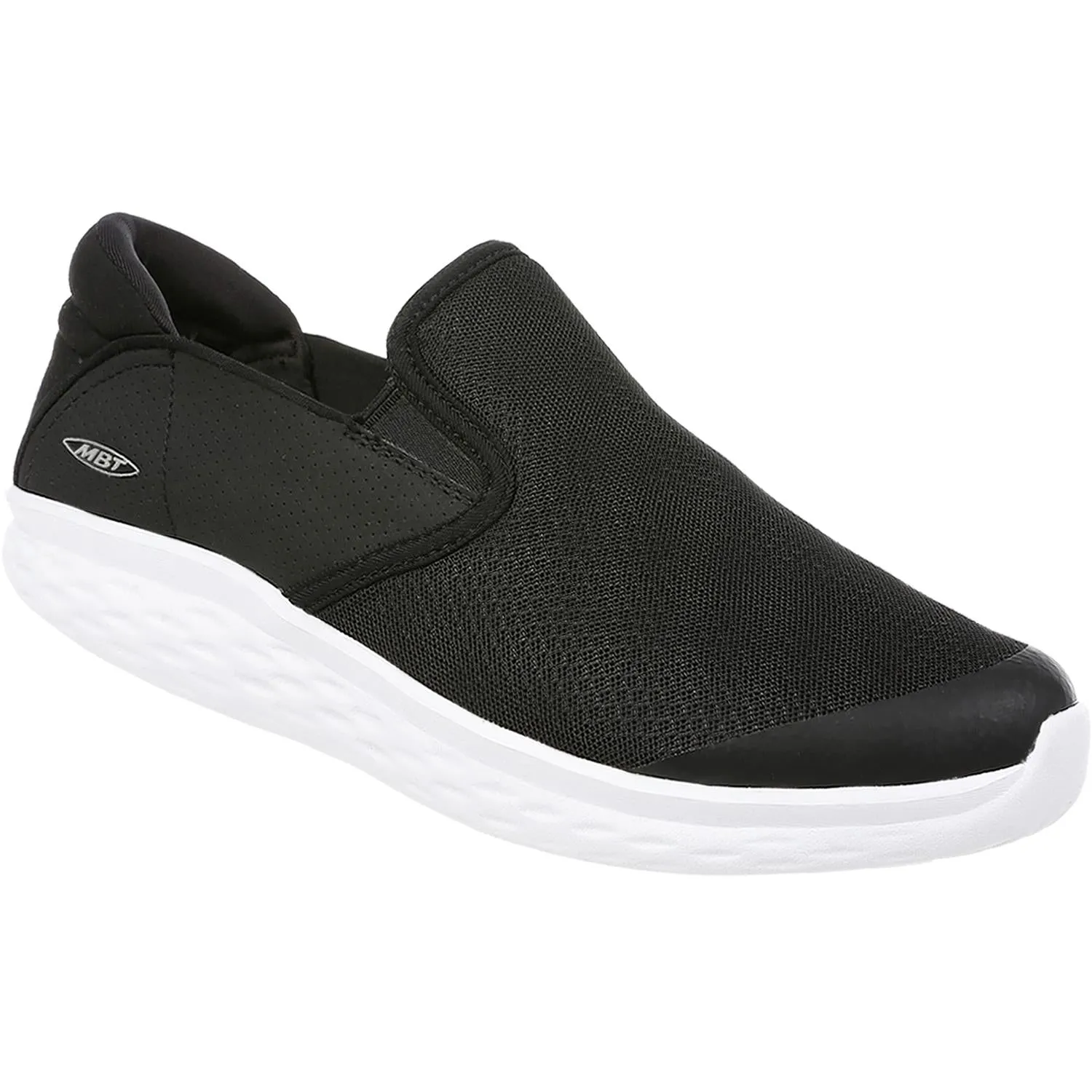 Men's MBT Modena Slip-On Black/White Mesh