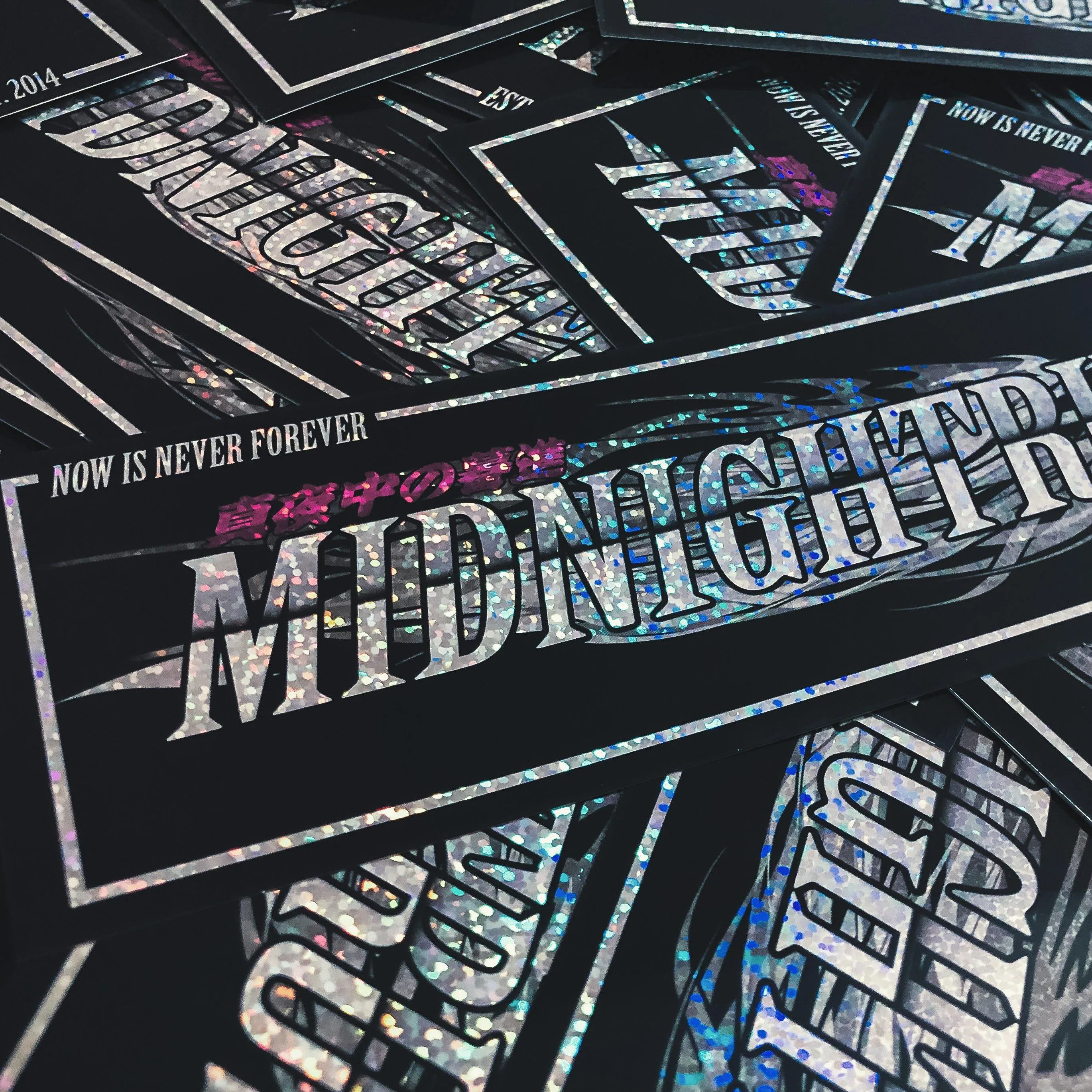 Midnightrush "Now Is Never Forever" Sticker