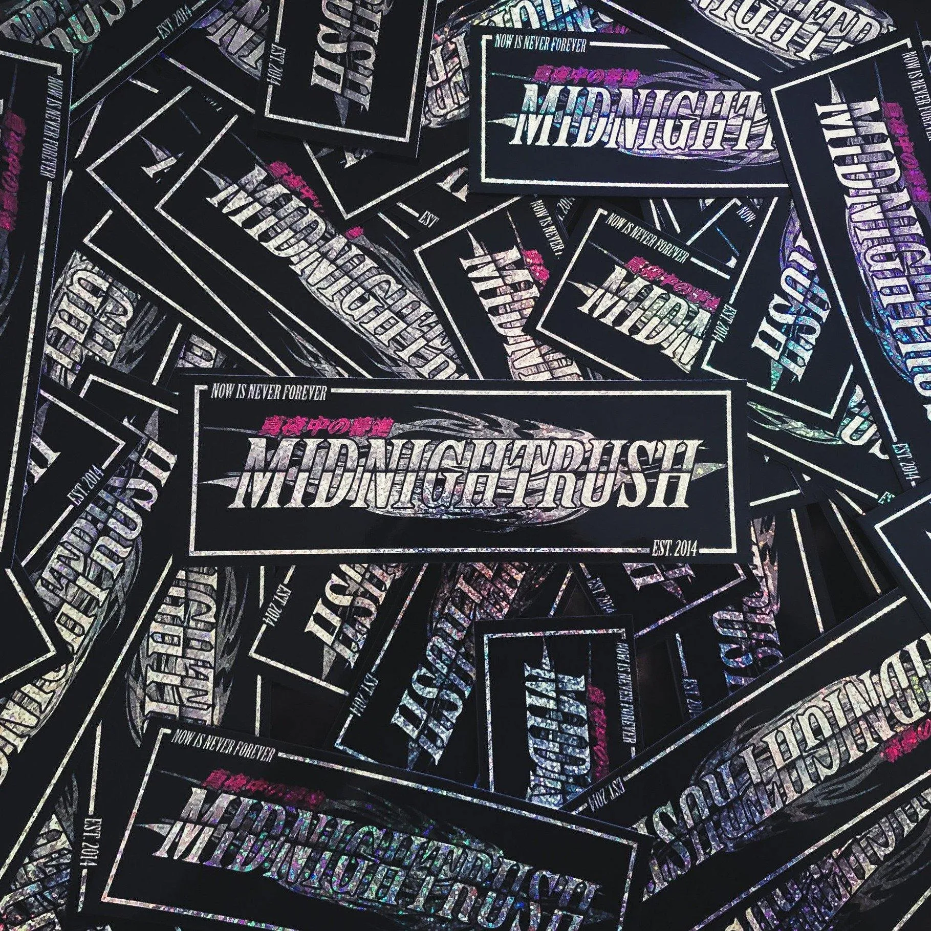 Midnightrush "Now Is Never Forever" Sticker