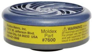 Moldex 7000 & 9000 Series Gas/Vapor Cartridges, Multi-Gas/Vapor Smart, 7600