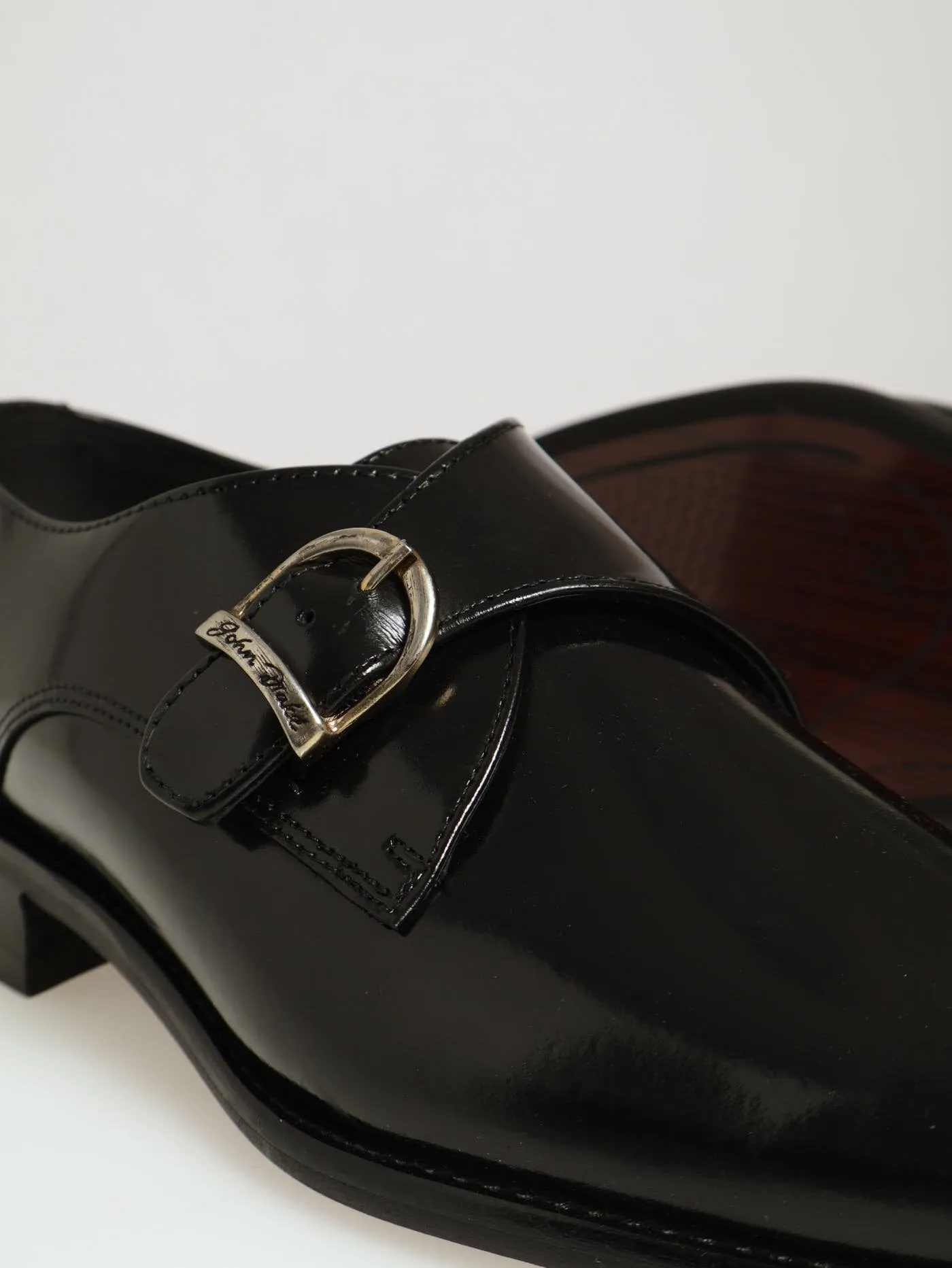 Monk Buckle Slip On Formal Shoe - Black