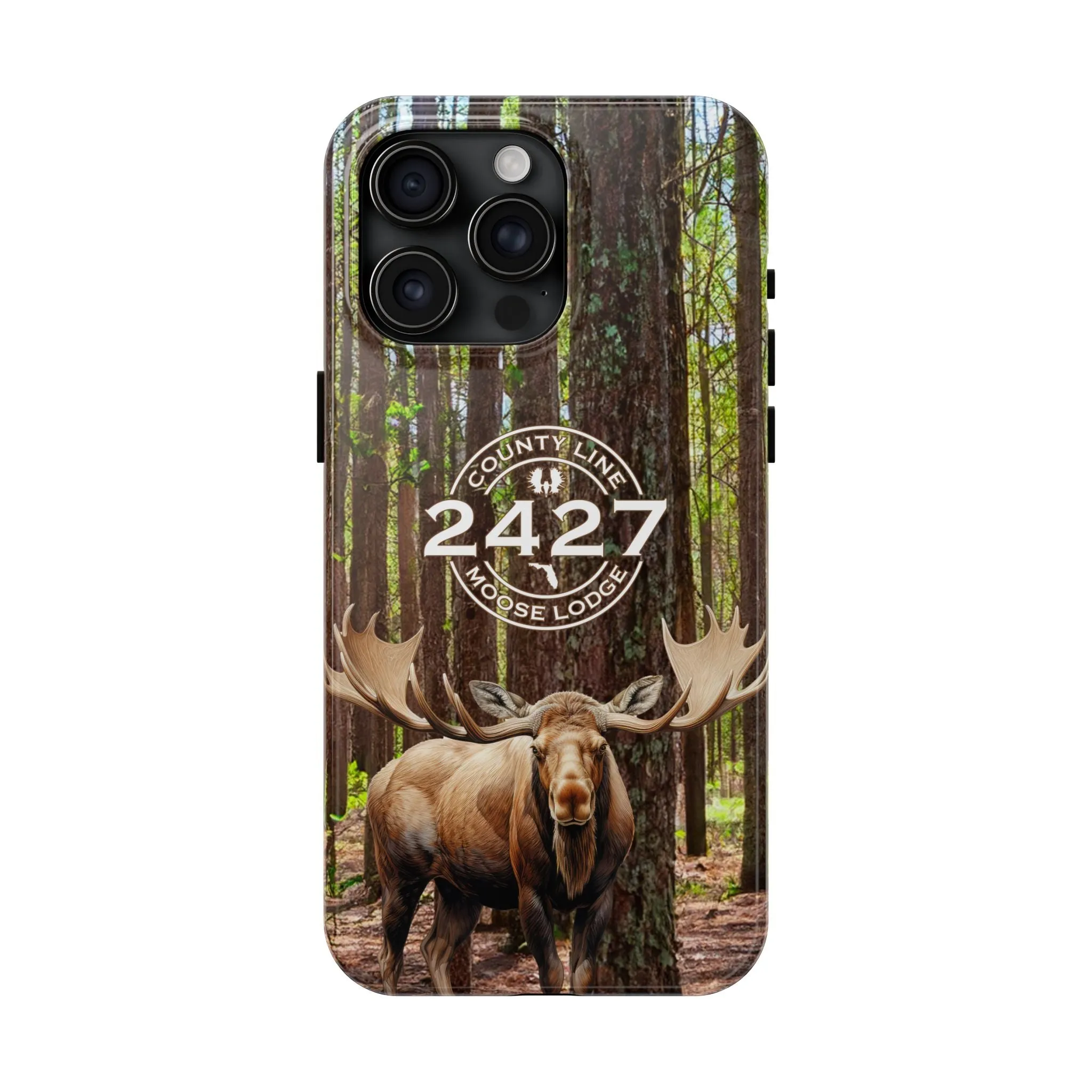 Moose Lodge 2427 - Woodlands Moose - Tough Phone Cases (Select Phone Models)