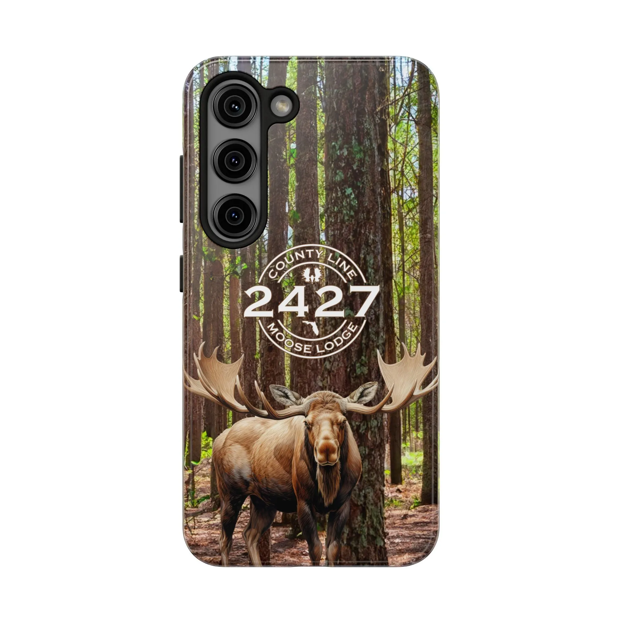 Moose Lodge 2427 - Woodlands Moose - Tough Phone Cases (Select Phone Models)