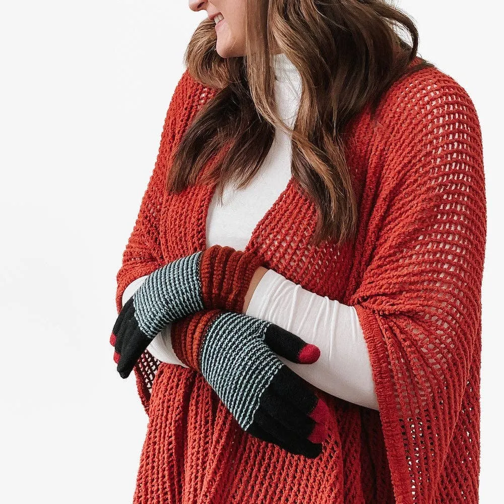 Multi Colored Kenize Knit Smart Gloves