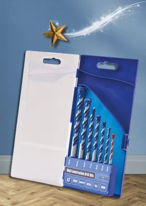 Multi Construction Drill Set, 7 Piece
