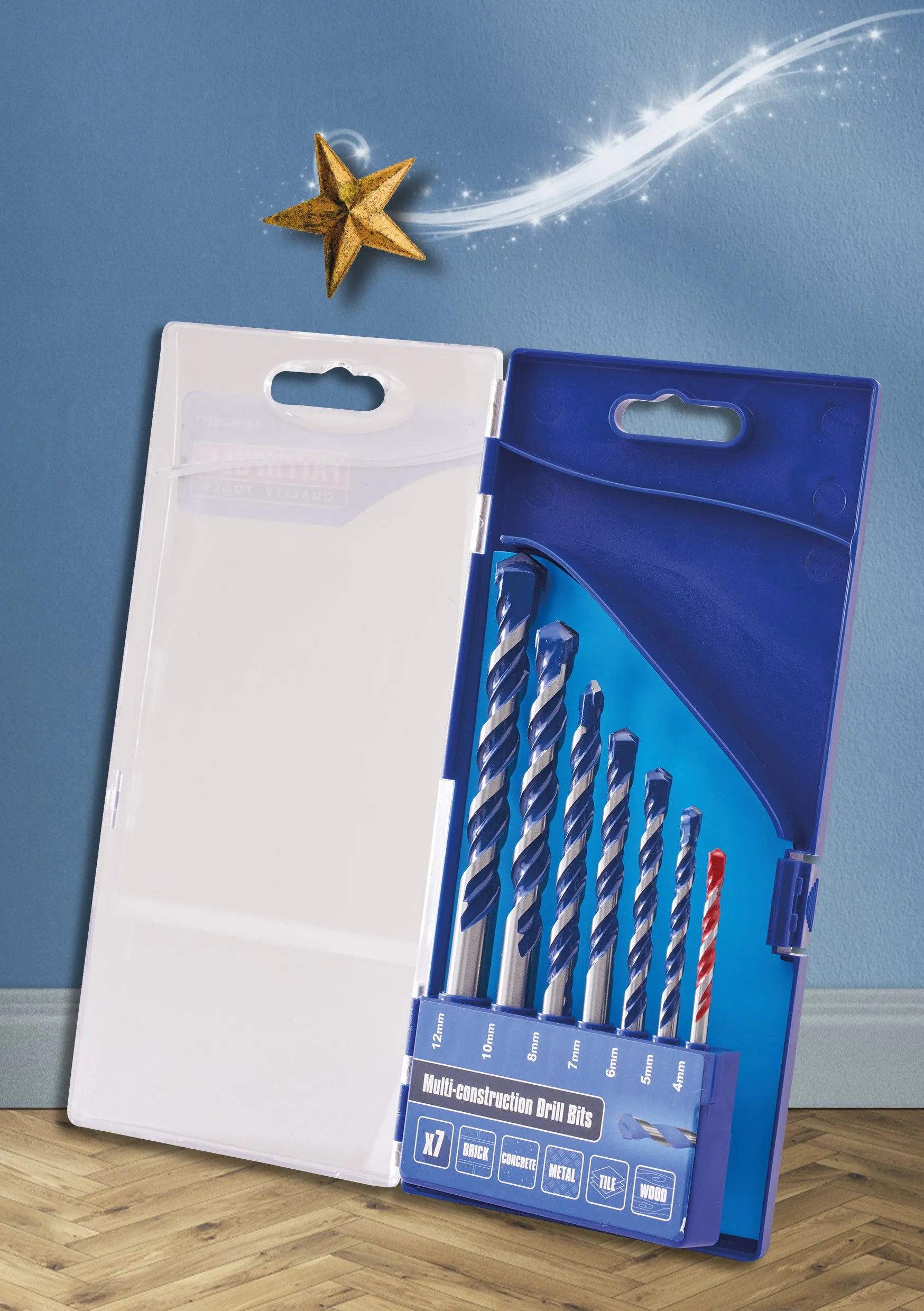 Multi Construction Drill Set, 7 Piece